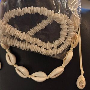 Cowabunga it's a White Pooka  Shell Necklace and Shell Necklace Bundle